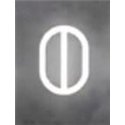 Artemide Alphabet Of Light Wandlamp "Ø" uppercase