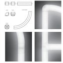 Artemide Alphabet Of Light Wandlamp "p" lowercase
