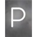 Artemide Alphabet Of Light Wandlamp "P" uppercase