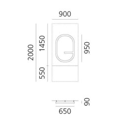 Artemide Alphabet Of Light Wall lamp "Q" uppercase