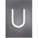 Artemide Alphabet Of Light Wandlamp "U" uppercase