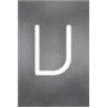 Artemide Alphabet Of Light Wall lamp "V" uppercase