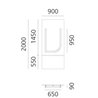 Artemide Alphabet Of Light Wall lamp "V" uppercase