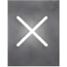 Artemide Alphabet Of Light Wall lamp "X" uppercase