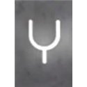 Artemide Alphabet Of Light Wandlamp "Y" uppercase