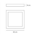 Artemide Altrove 600 Led Wandlamp / Plafondlamp