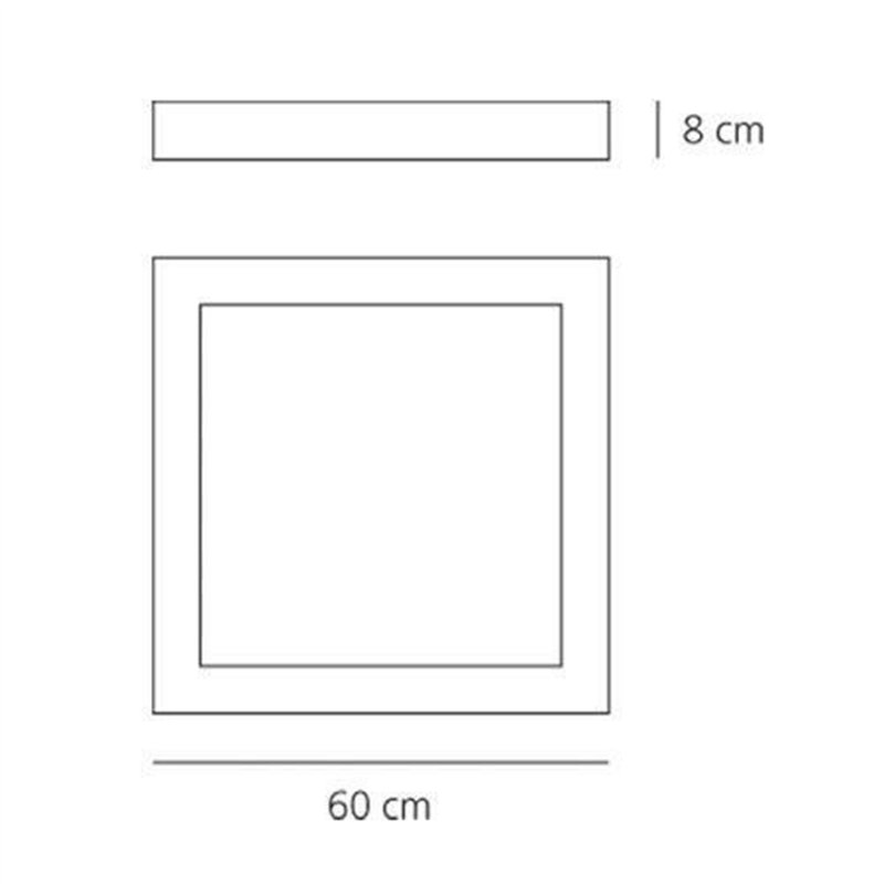 Artemide Altrove 600 Led Wandlamp / Plafondlamp