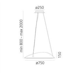 Artemide Ameluna suspended lamp