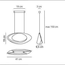 Artemide Cabildo Led Suspension suspended lamp