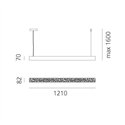 Artemide Calipso Linear 120 Hanglamp