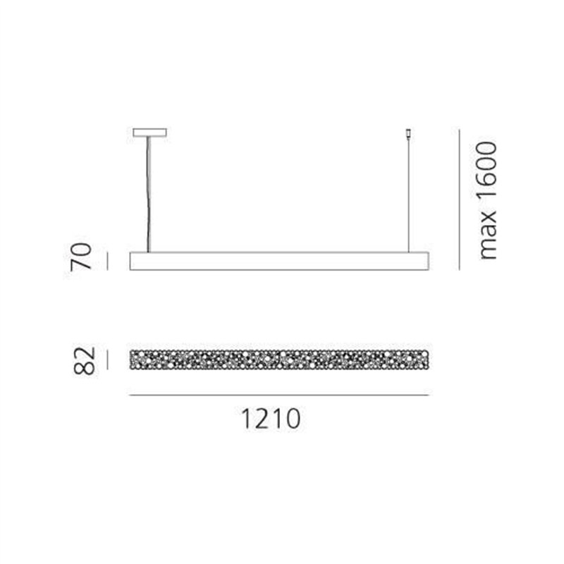 Artemide Calipso Linear 120 Hanglamp
