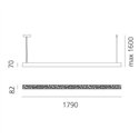 Artemide Calipso Linear 180 Hanglamp