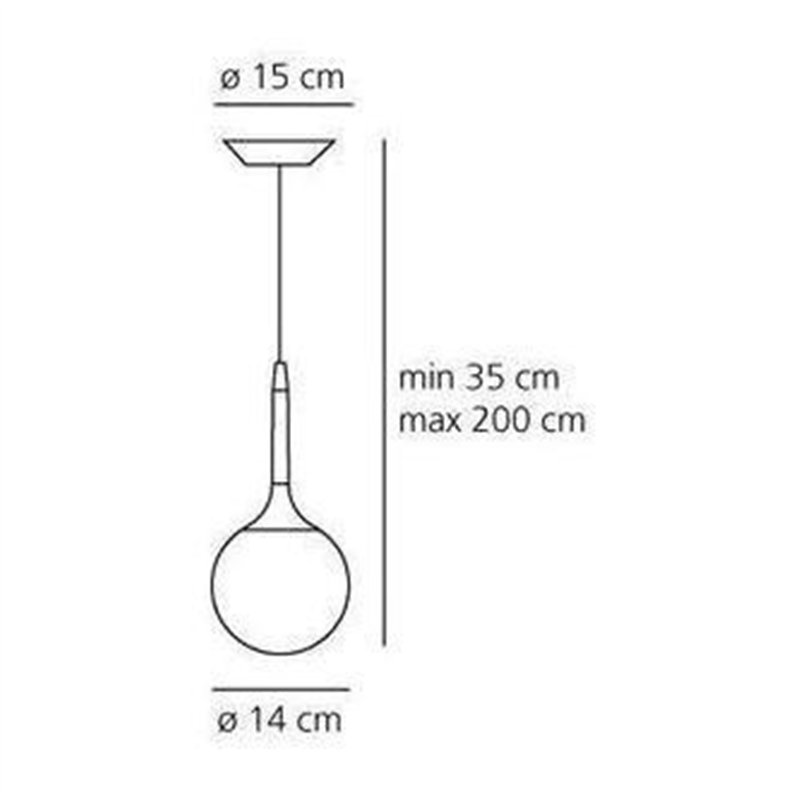 Artemide Castore 14 Hanglamp