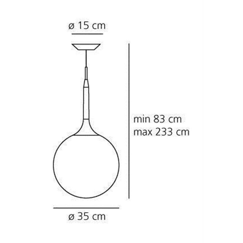 Artemide Castore 25 Hanglamp