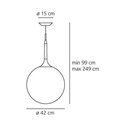 Artemide Castore 42 Hanglamp