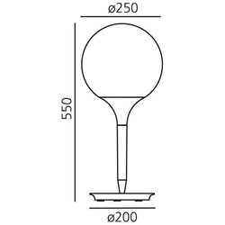 Artemide Castore 25 Table lamp