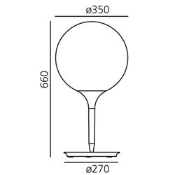 Artemide Castore 35 Table lamp