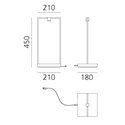 Artemide Curiosity 45 Tafellamp