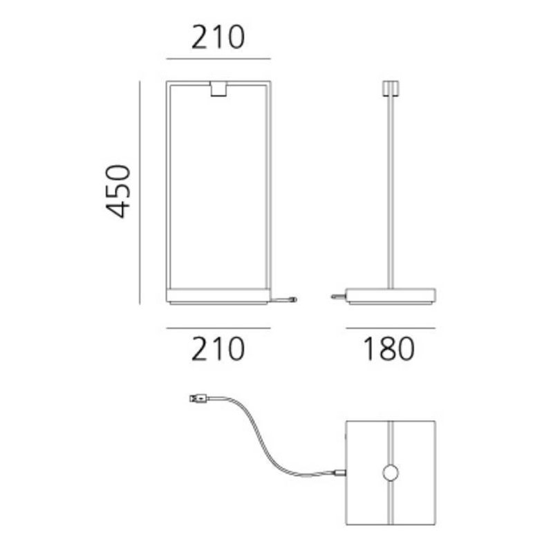 Artemide Curiosity 45 / FOCUS Tafellamp