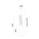Artemide Decompose' LIGHT Hanglamp