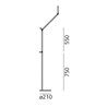 Artemide Demetra body 3000K w/presence detector Table lamp