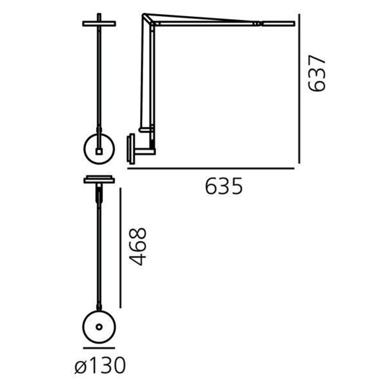 Artemide Demetra body Tafellamp