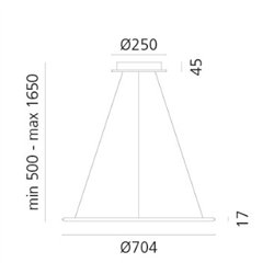 Artemide Discovery suspended lamp