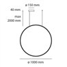 Artemide Discovery Vertical 100 suspended lamp