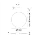 Artemide Discovery Vertical 140 TW Hanglamp