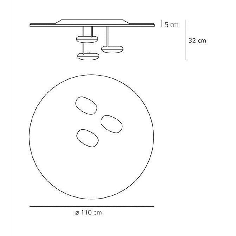 Artemide Droplet Led Plafondlamp