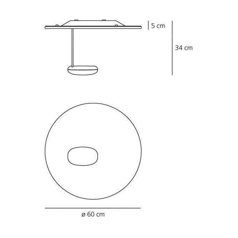 Artemide Droplet Mini Led Wandlamp / Plafondlamp