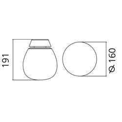 Artemide Empatia 16 Wall lamp / ceiling lamp