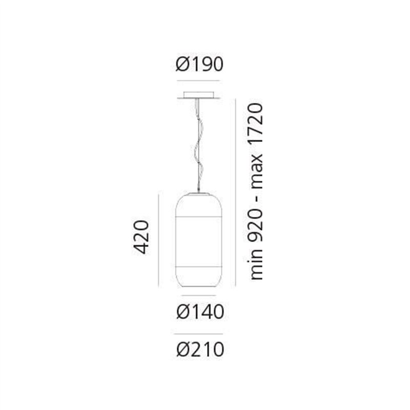 Artemide Gople RWB Hanglamp