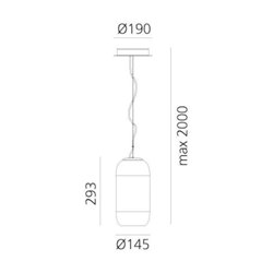 Artemide Gople Mini suspended lamp