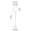 Artemide Gople Vloerlamp