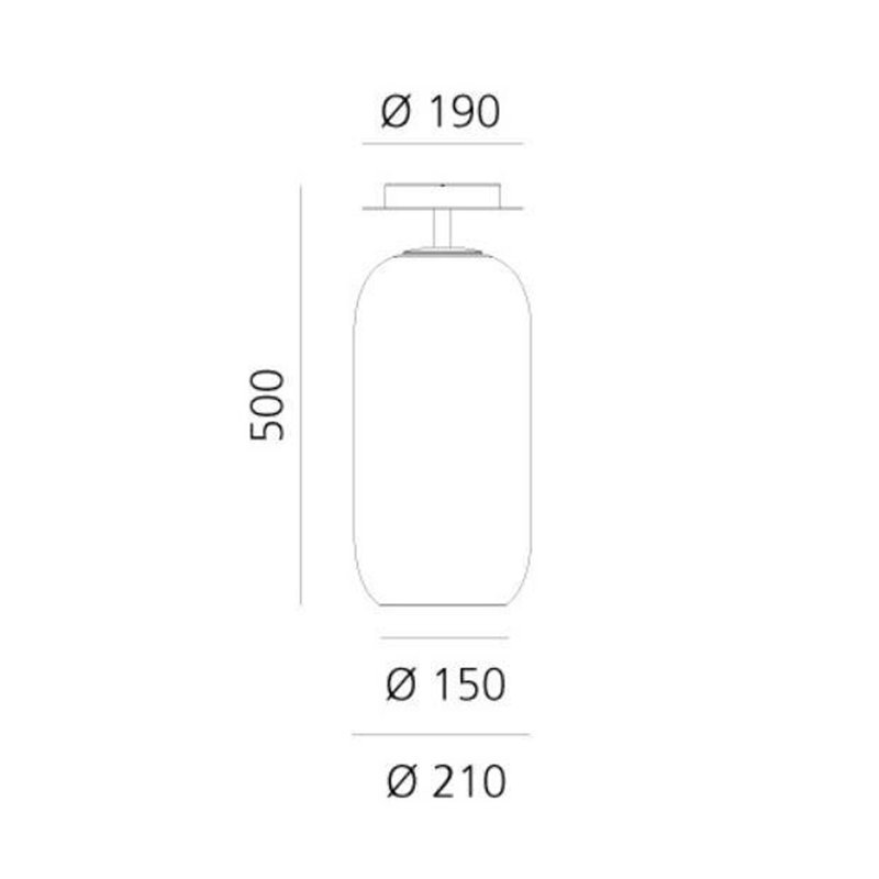 Artemide Gople Plafondlamp