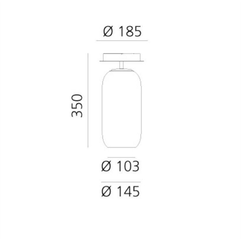Artemide Gople Mini Plafondlamp