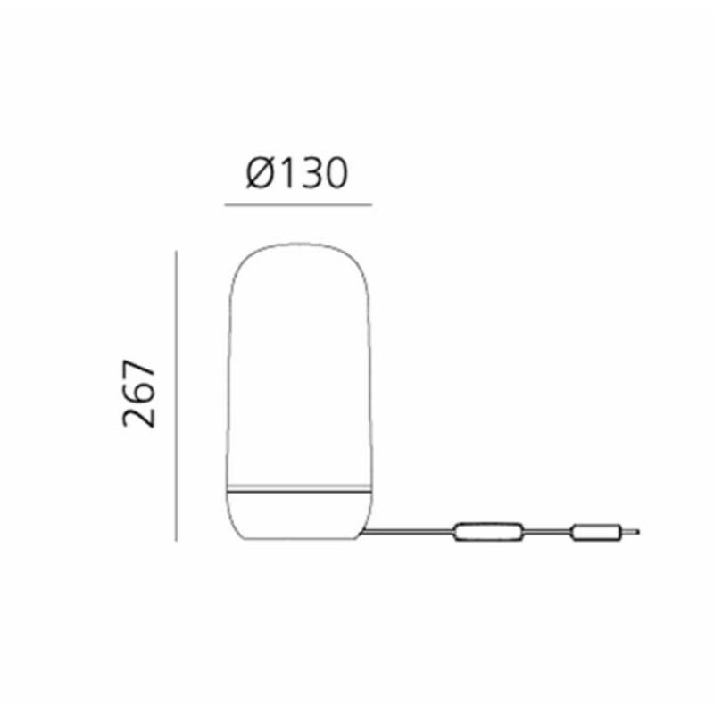 Artemide Gople Plug Tafellamp