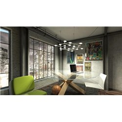 Artemide Led Net Circle suspended lamp