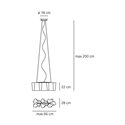 Artemide Logico Mini Hanglamp 3 in linea