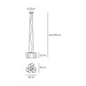 Artemide Logico Mini Hanglamp 3x120°