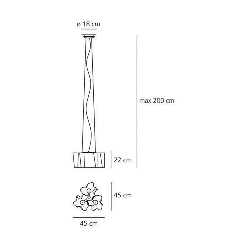 Artemide Logico Mini Hanglamp 3x120°
