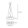 Artemide Logico suspended lamp 3 in linea