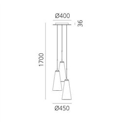Artemide Look At Me 21 suspended lamp 3st
