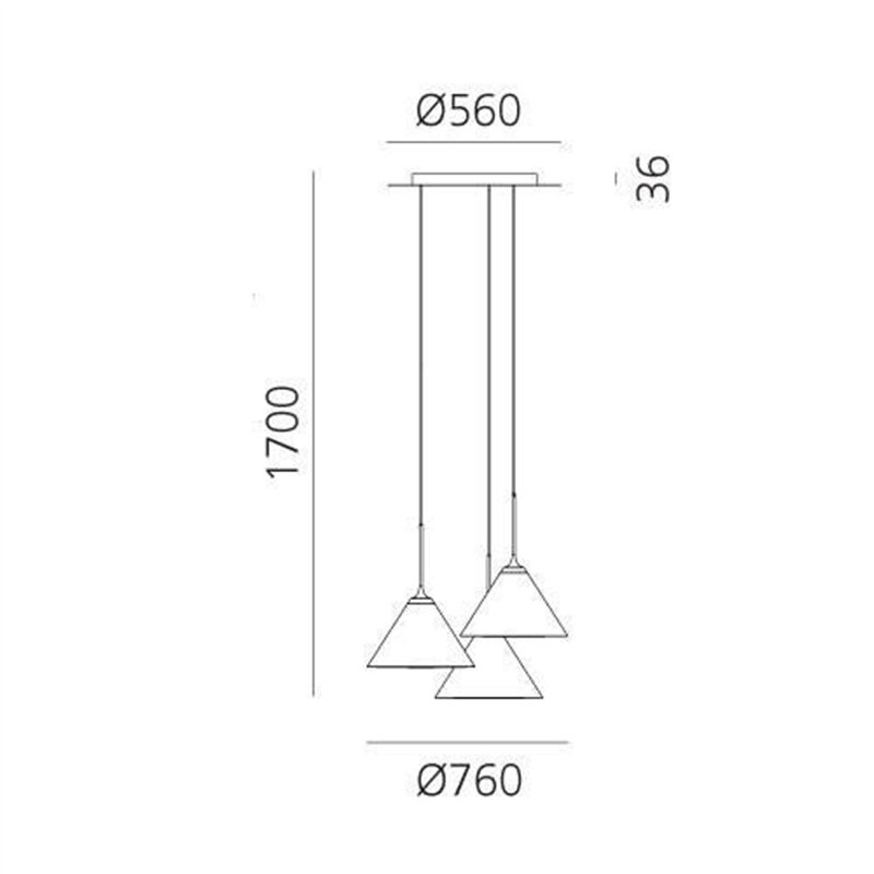 Artemide Look At Me 35 Hanglamp 3st