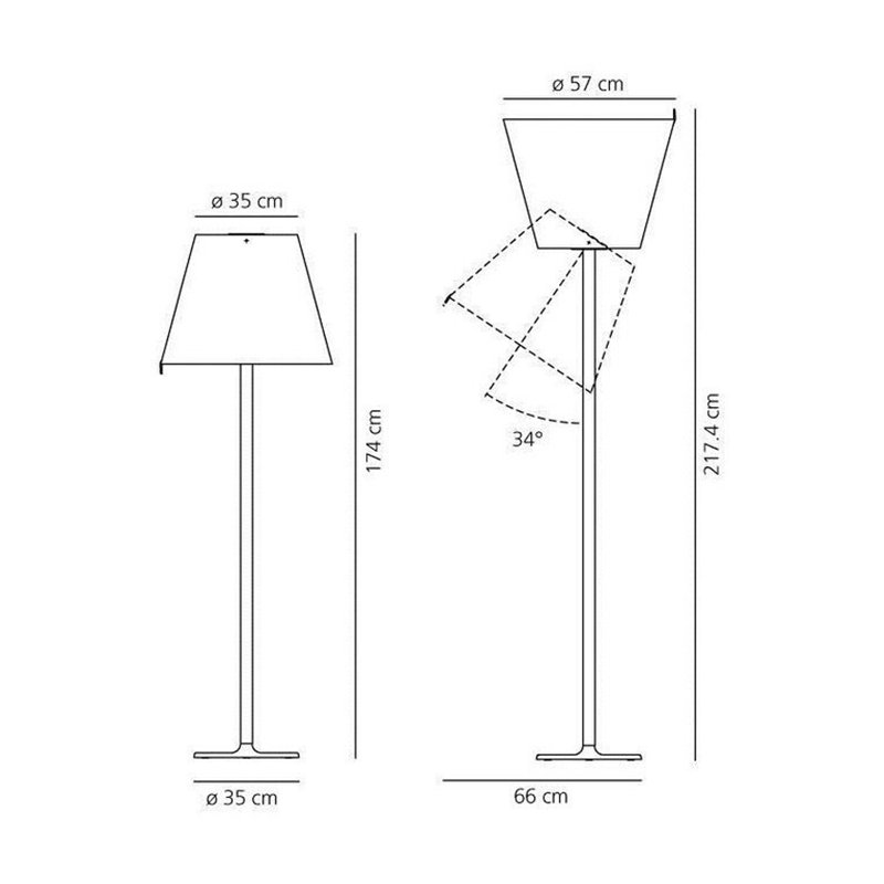 Artemide Melampo MEGA Staanlamp