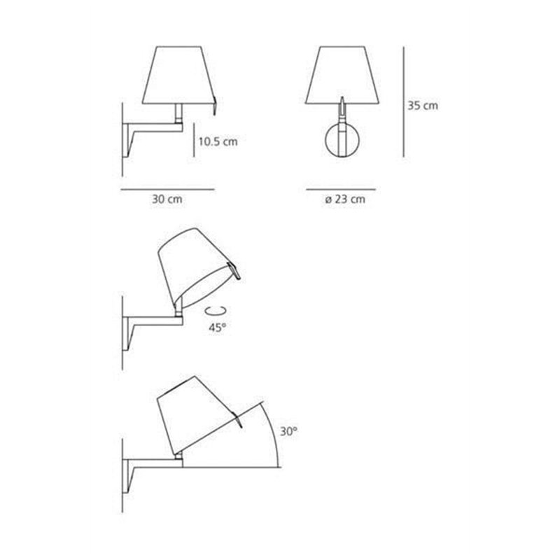 Artemide Melampo Wandlamp