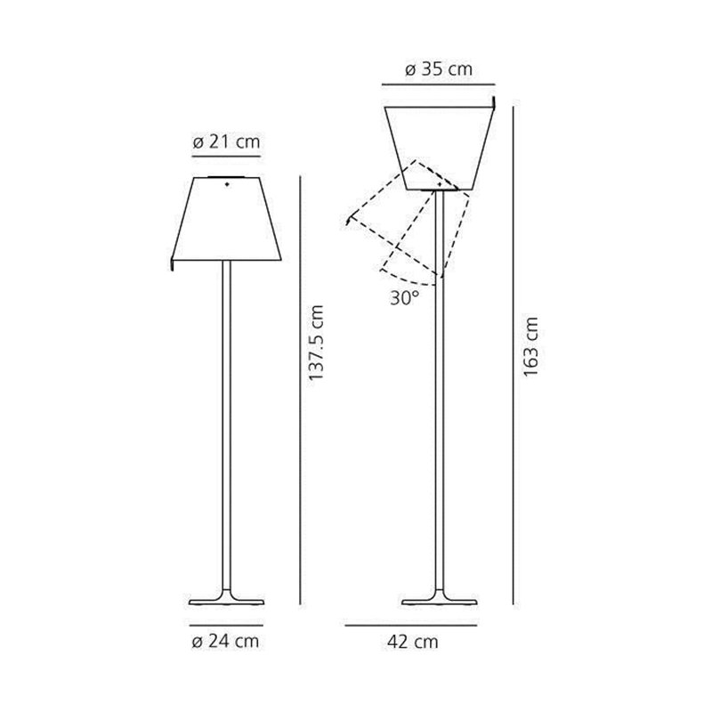 Artemide Melampo Vloerlamp