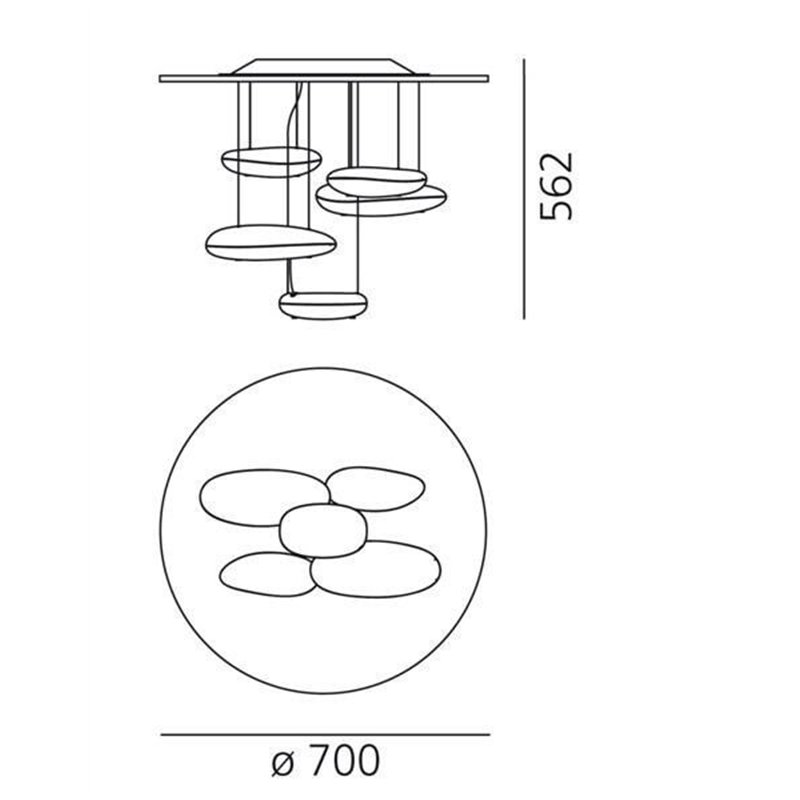 Artemide Mercury MINI Led Plafondlamp