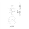 Artemide Mercury MINI Led suspended lamp